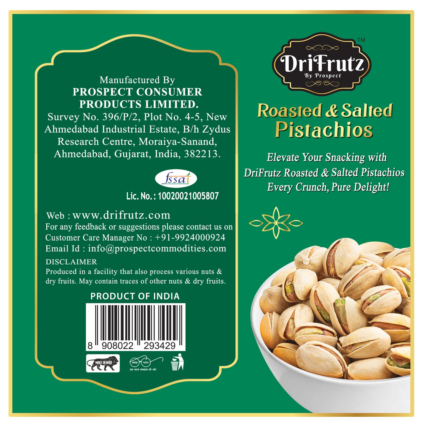Roasted & Salted Pistachios