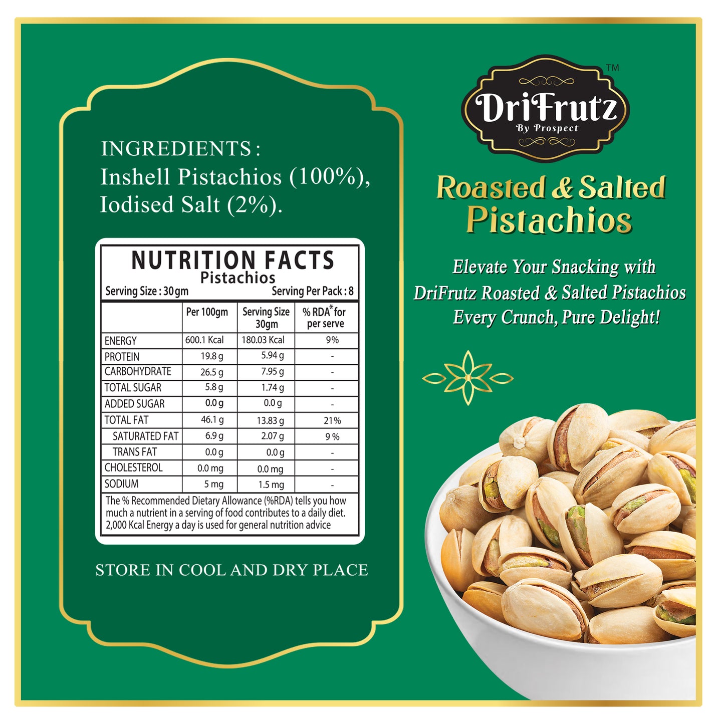Roasted & Salted Pistachios