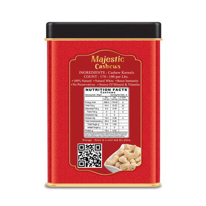 Majestic Cashews-250 gm - DriFrutz