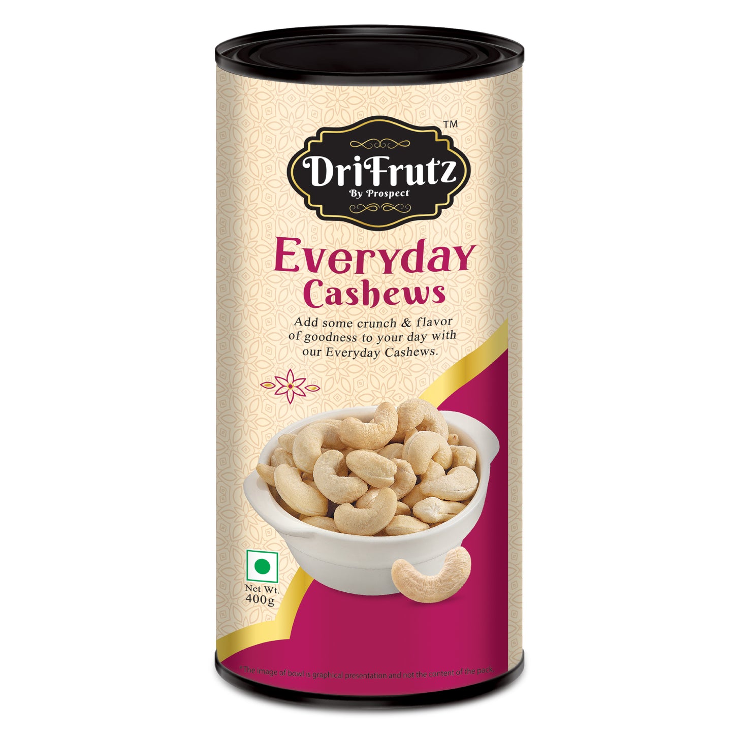 Everyday Cashew - 400gm - DriFrutz