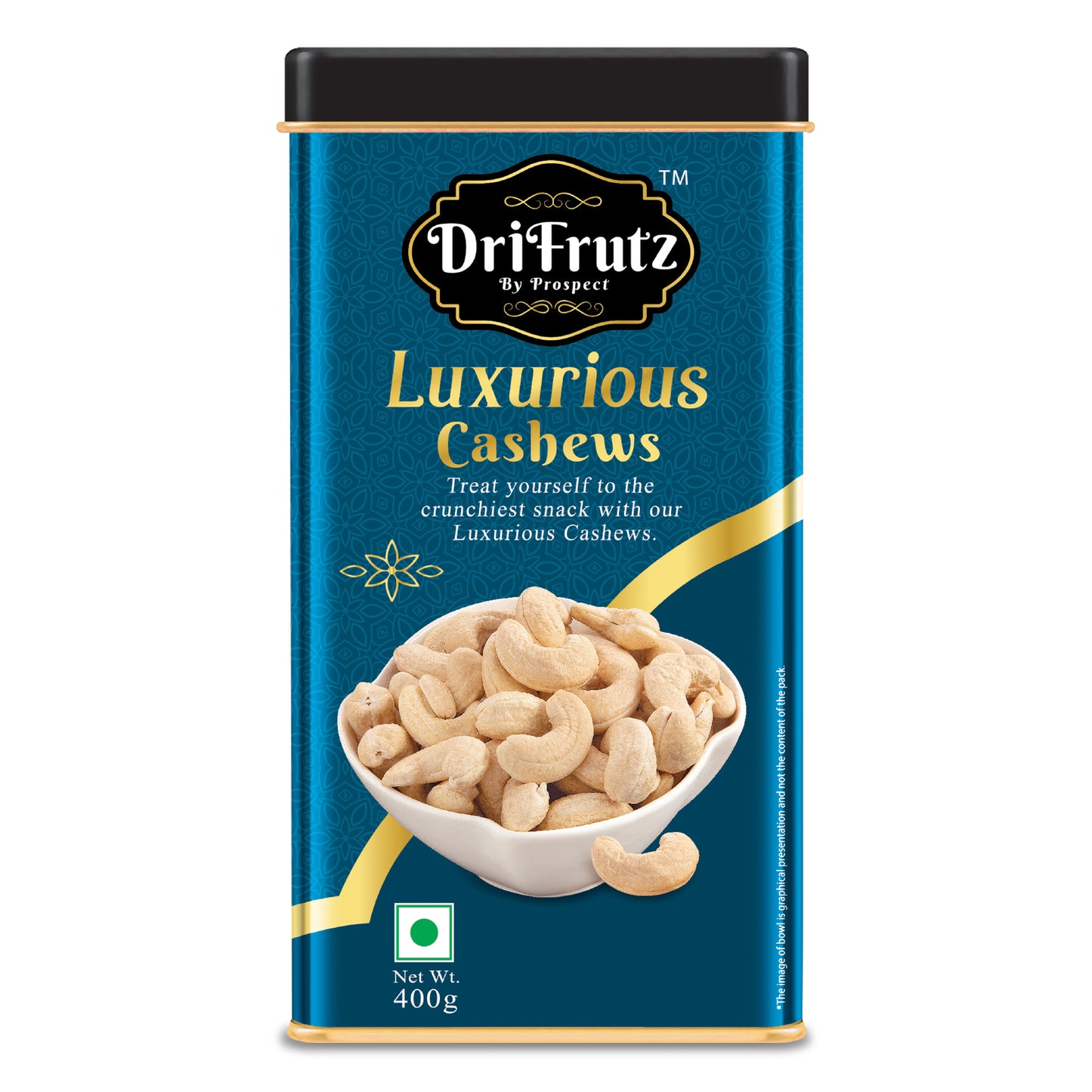 Luxurious Cashews-400 gm - DriFrutz