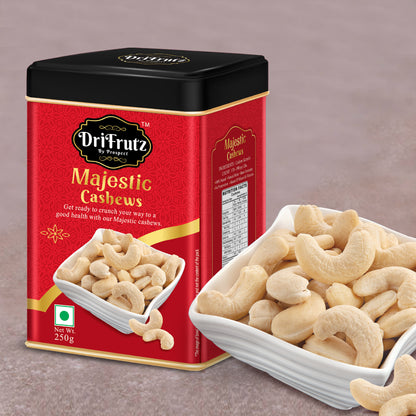 Majestic Cashews-250 gm - DriFrutz